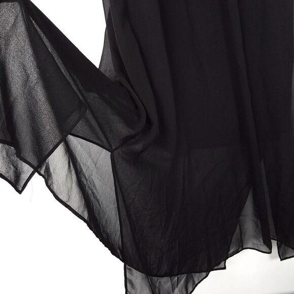 Elegant Black Midi Dress - Picture 5 of 7